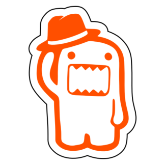 Domo Sticker (Orange)